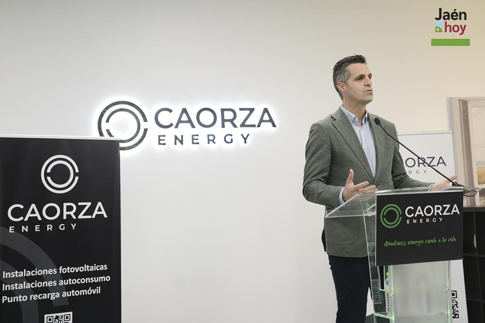 Inauguración de las instalaciones de la empresa Caorza Energy.