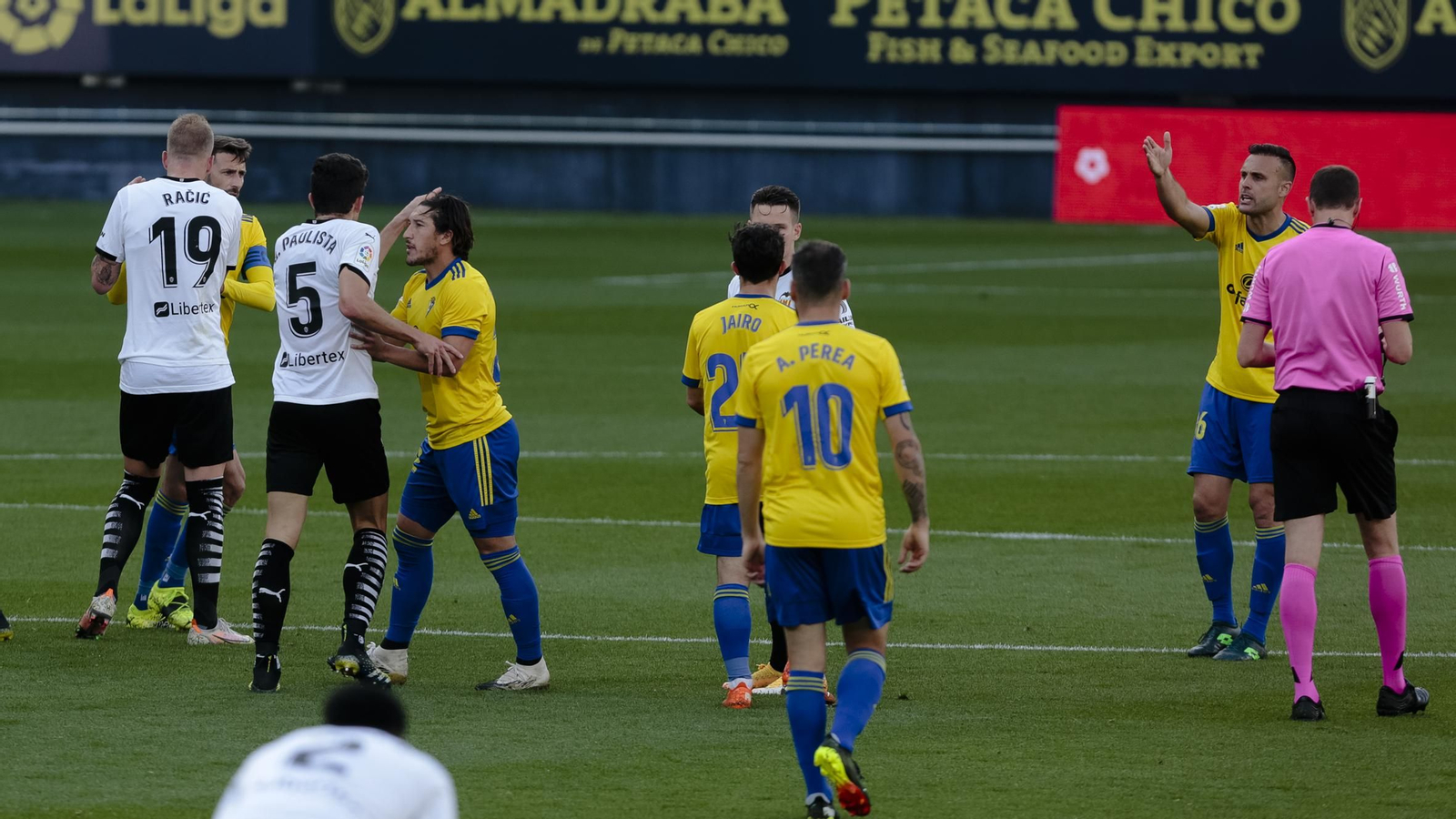 Las Imágenes del partido Cádiz-Valencia
