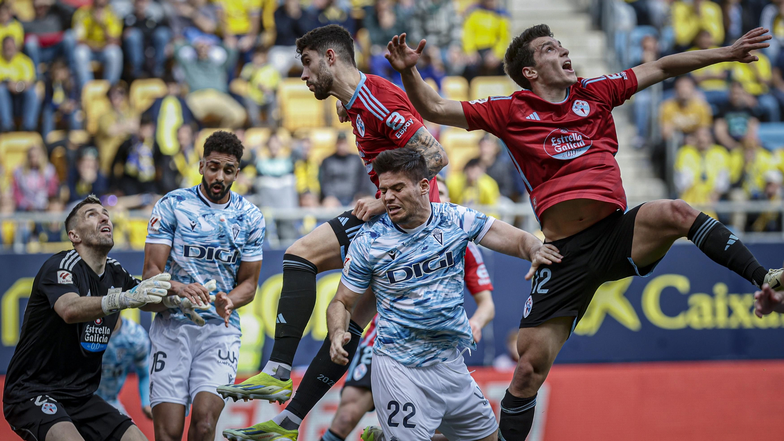 Partido de fútbol Cádiz CF - RC Celta.