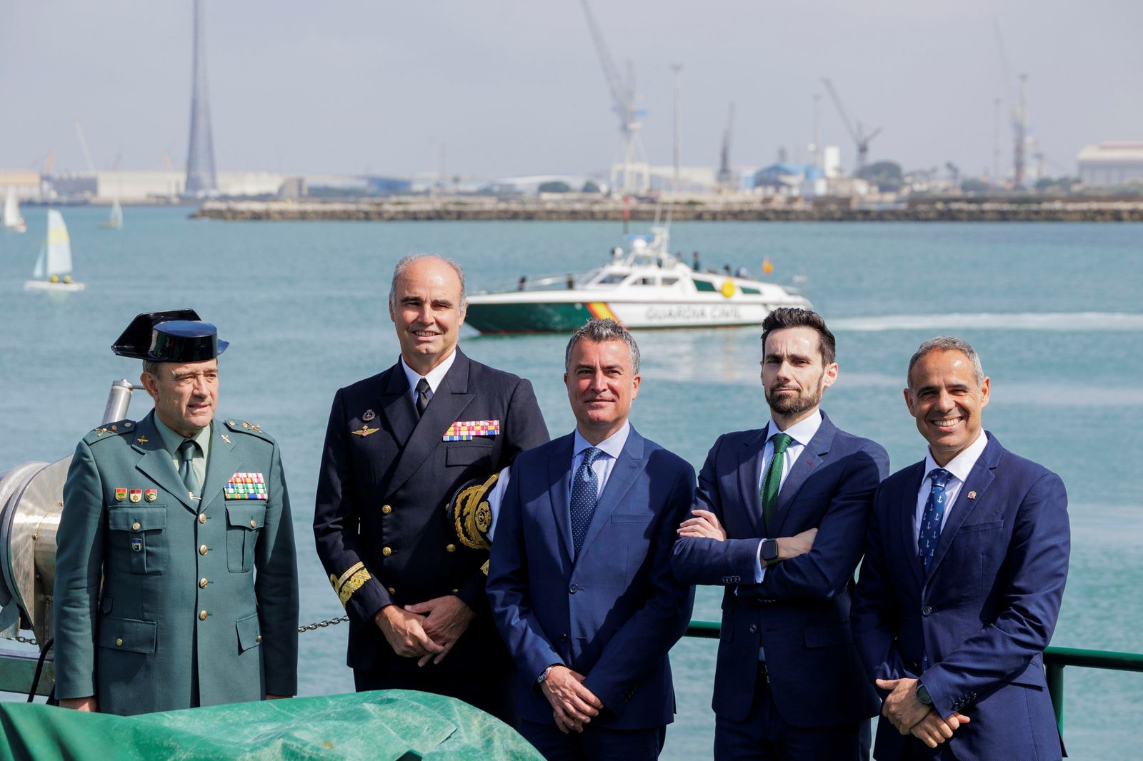 Inauguración de la Escuela de Servicio Marítimo de la Guardia Civil.