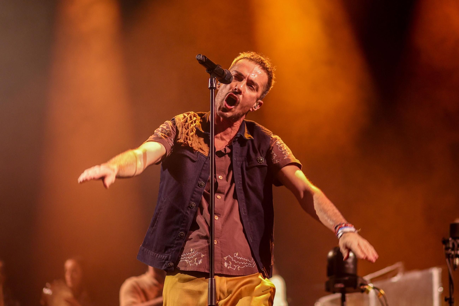 Un momento del concierto que Vetusta Morla ofreció en el Wizink.