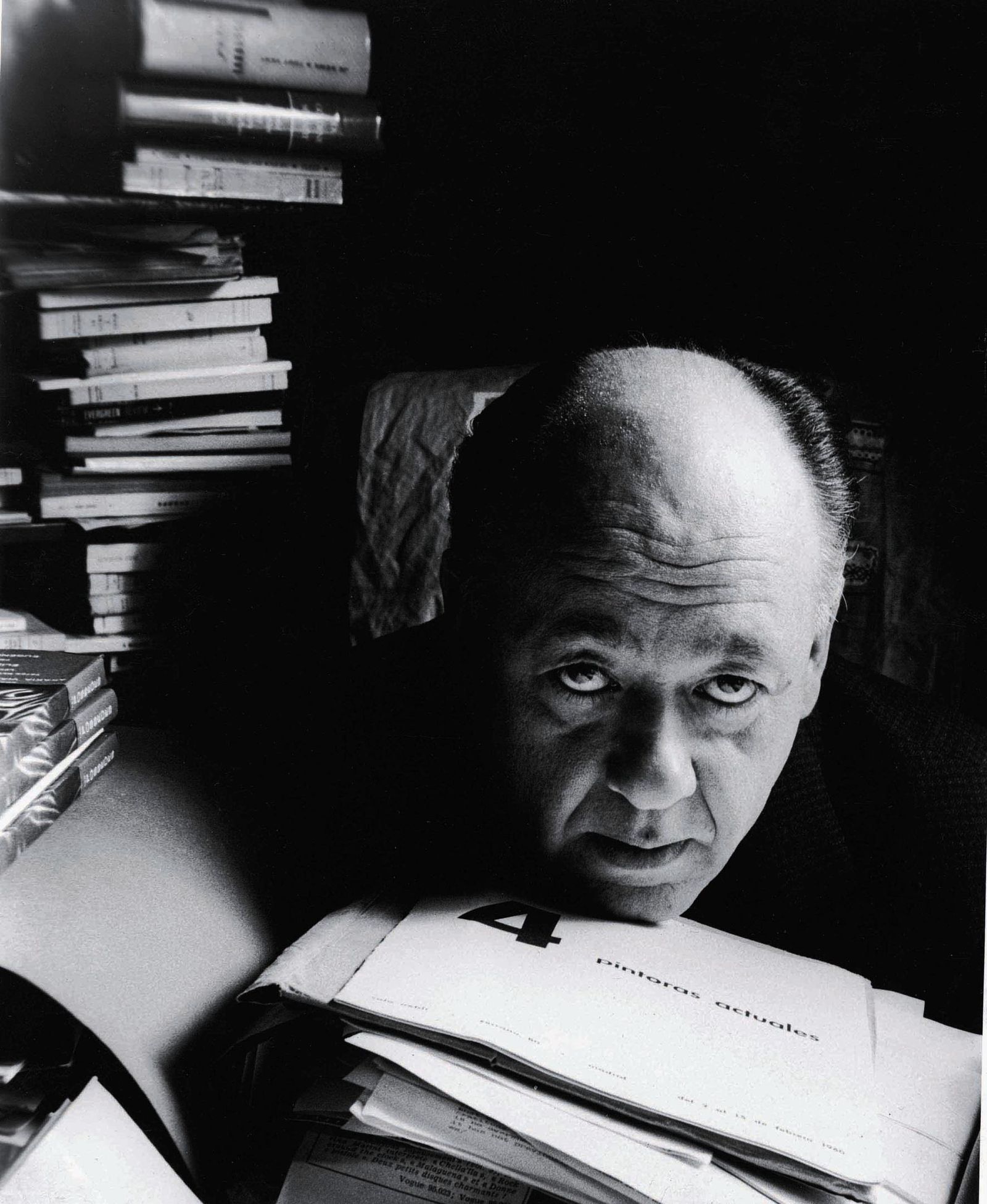 El dramaturgo Eugène Ionesco (Slatina, Rumanía, 1909 - París, 1994).