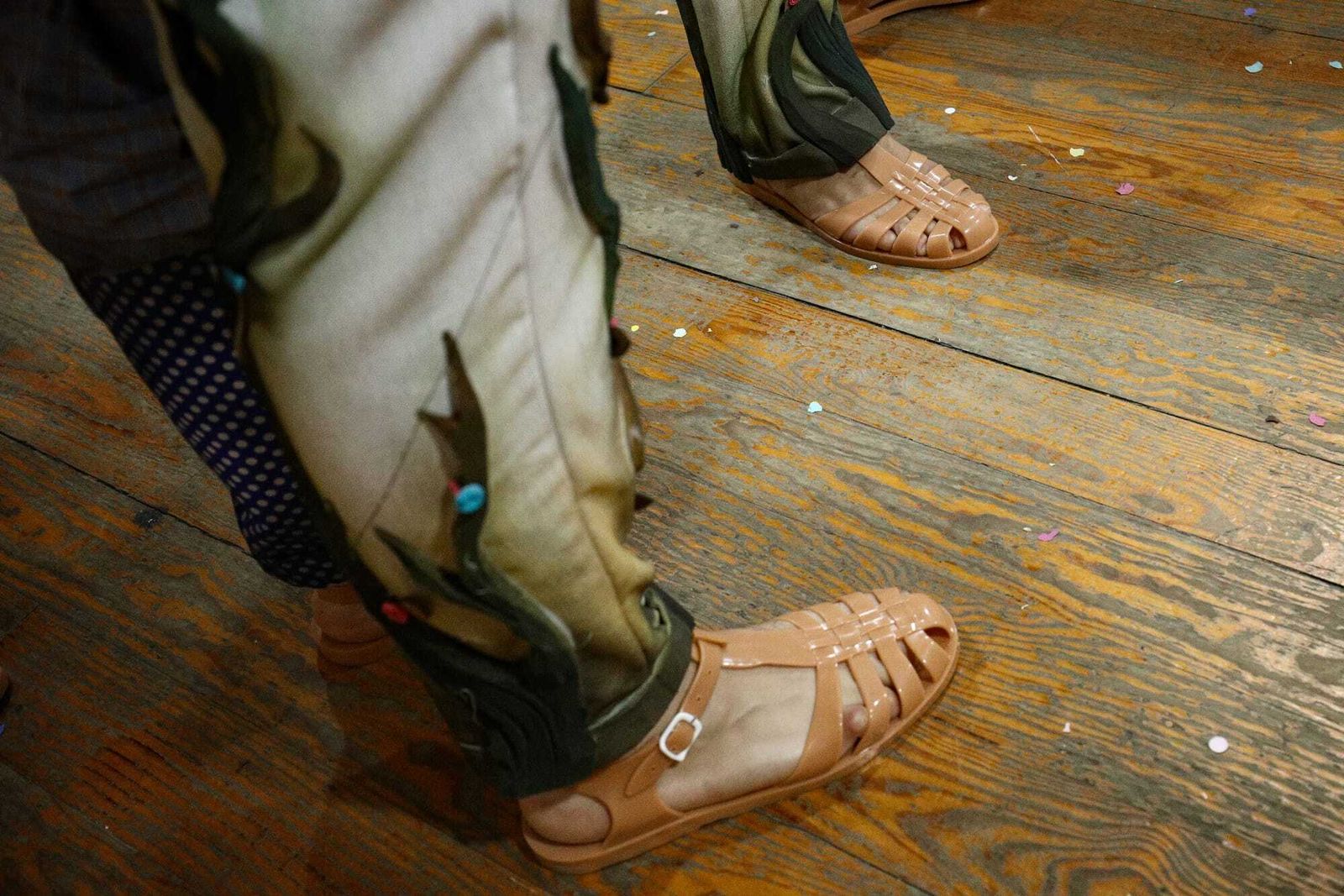 El ambiente en los camerinos del teatro