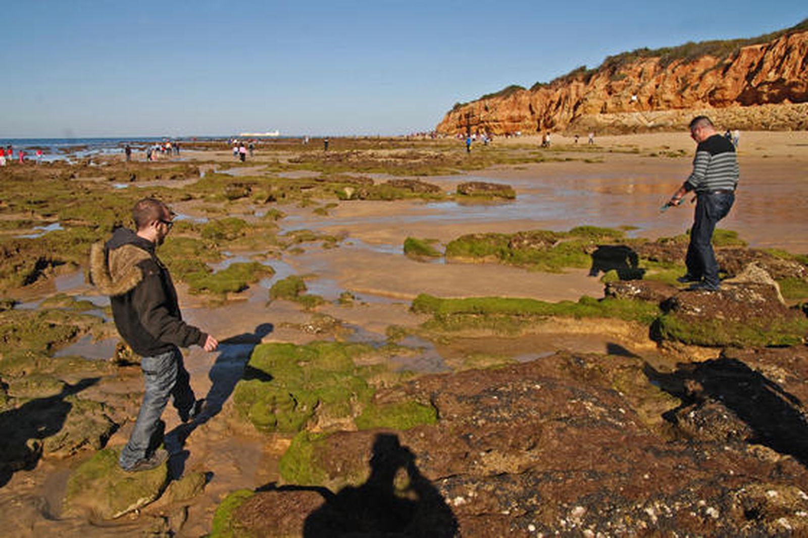Durante la mañana en Sancti Petri, se han reunido cientos de personas para disfrutar la marea./Paco Periñán

Foto: Paco Perinan
