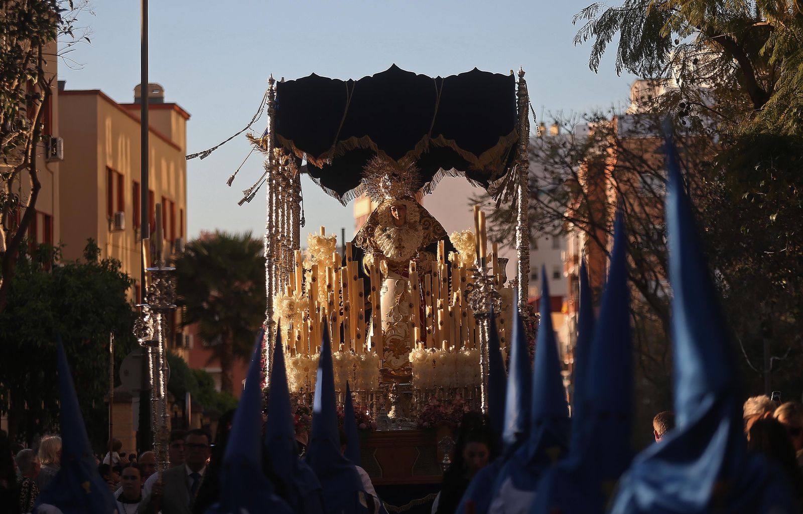Fotos del Domingo de Ramos en Algeciras: Borriquita y Oración en el Huerto