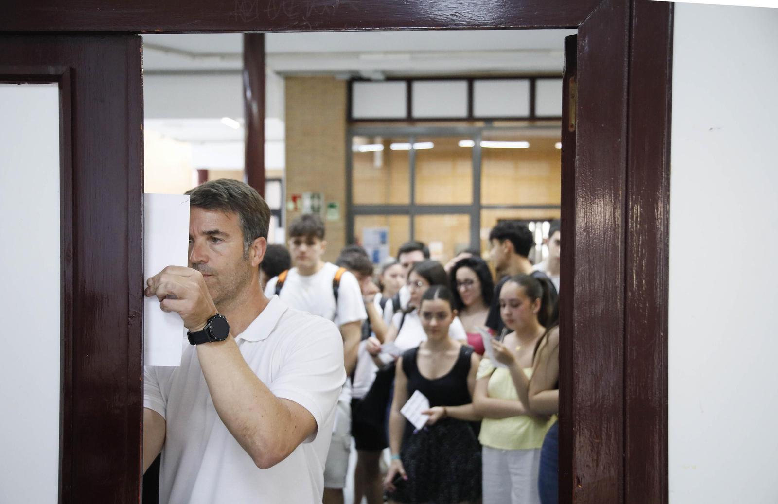 Imágenes de la evaluación para el acceso al sistema universitario (PEvAU)