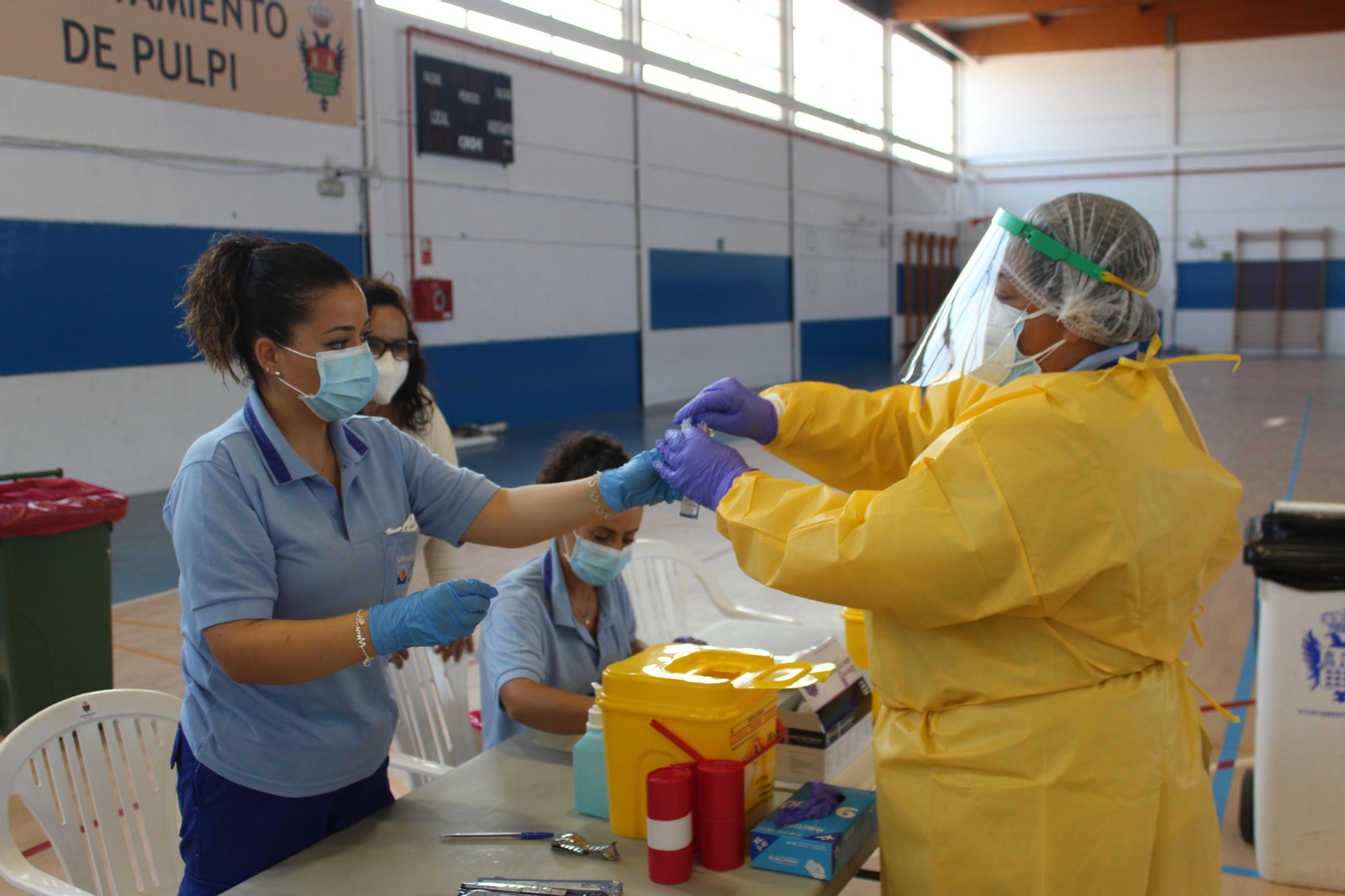 Imagen de archivo de pruebas PCR en la provincia de Almería.