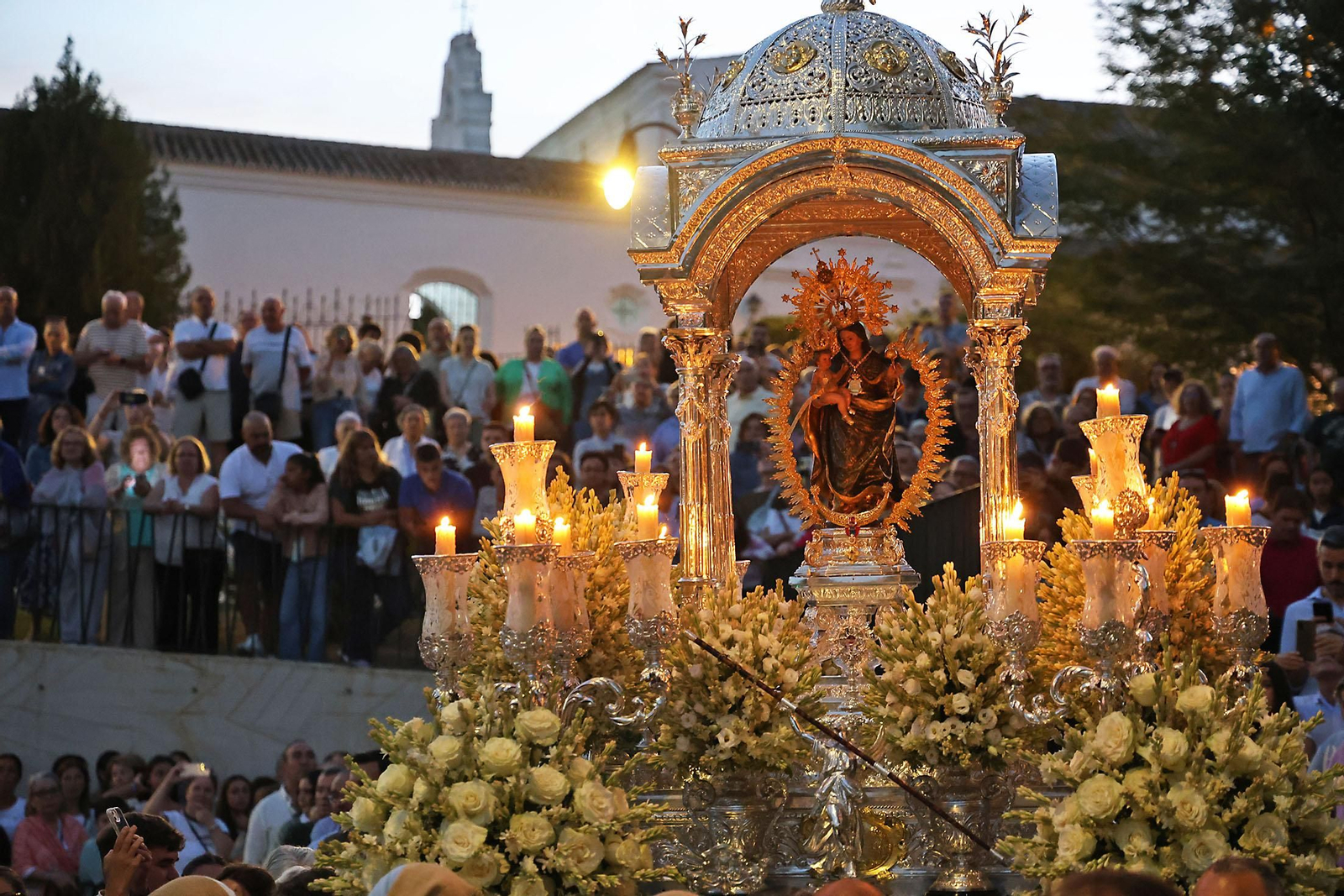 Imágenes de la bajada de la Virgen de la Cinta