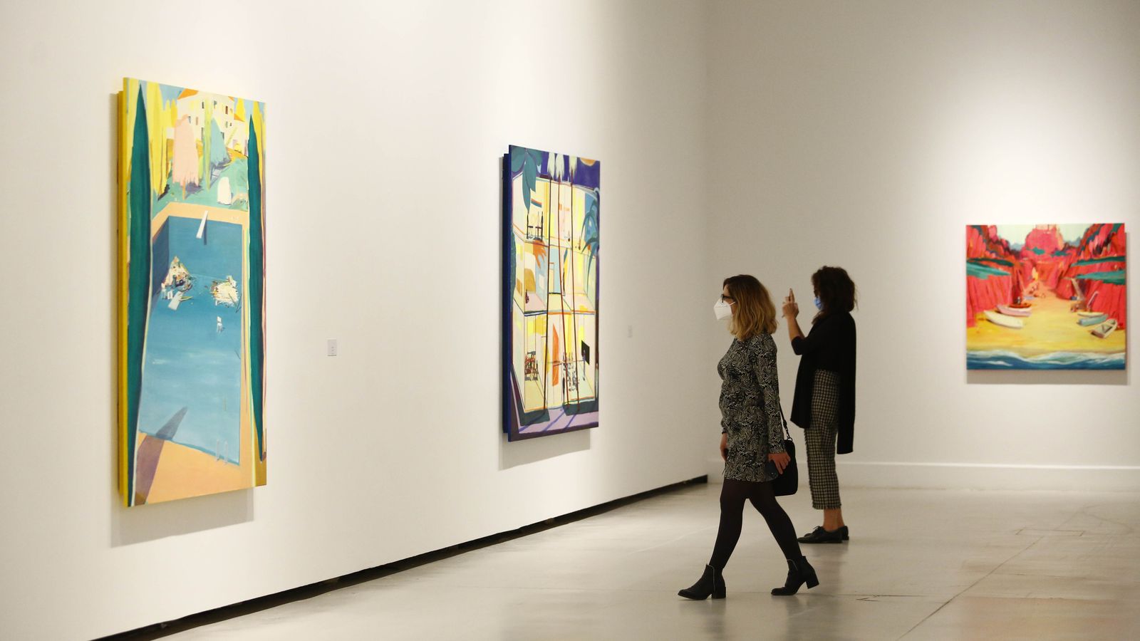 Obras reunidas en la exposición.