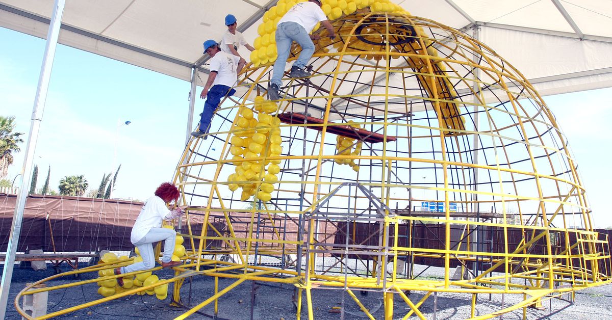 La escultura de Récord Guinness de Huelva que es de las más curiosas de