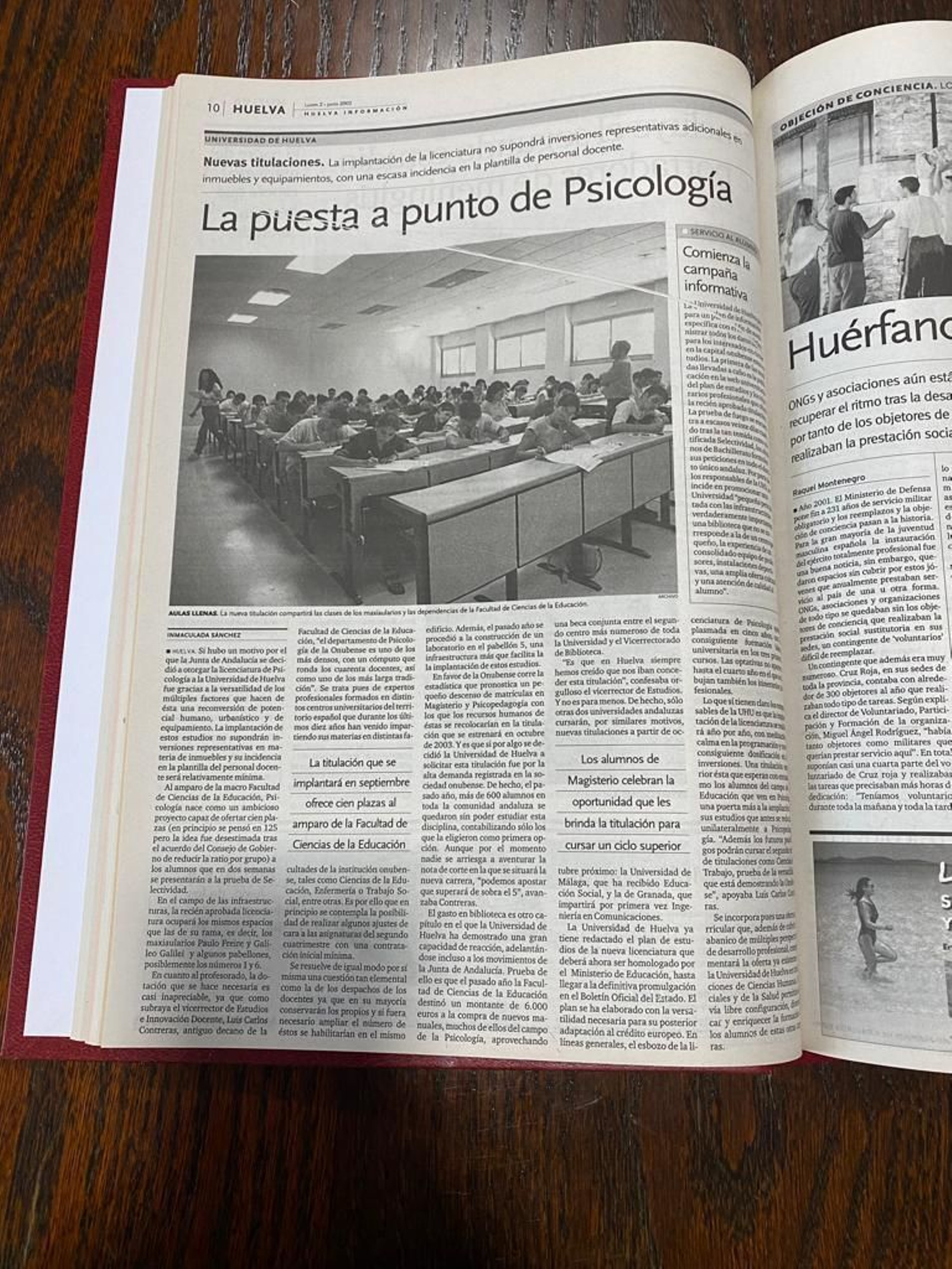 La puesta a punto de Psicología