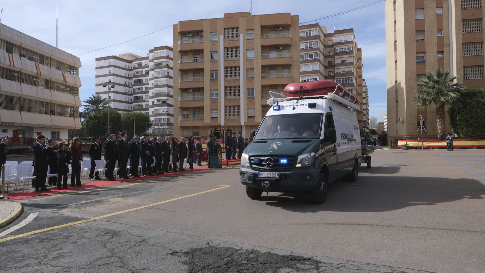 Las imágenes de la toma de posesión del nuevo coronel jefe de la Guardia Civil de Almería