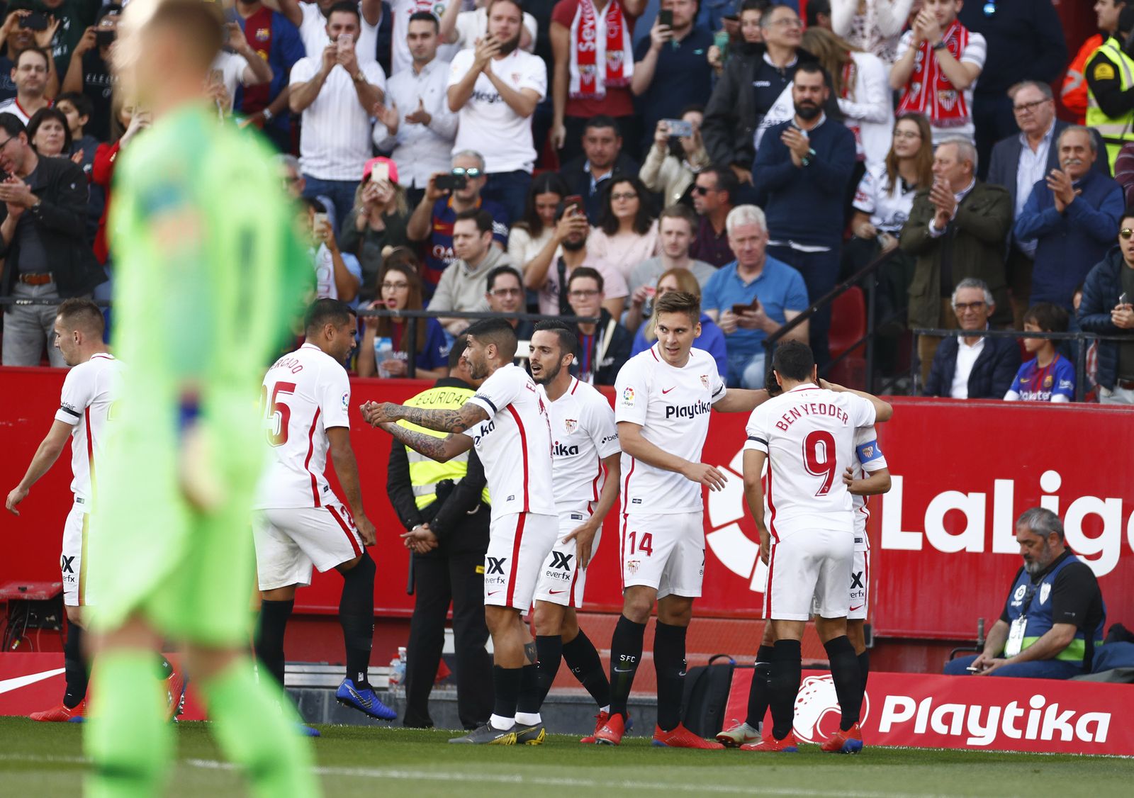 El Sevilla-Barcelona, en imágenees
