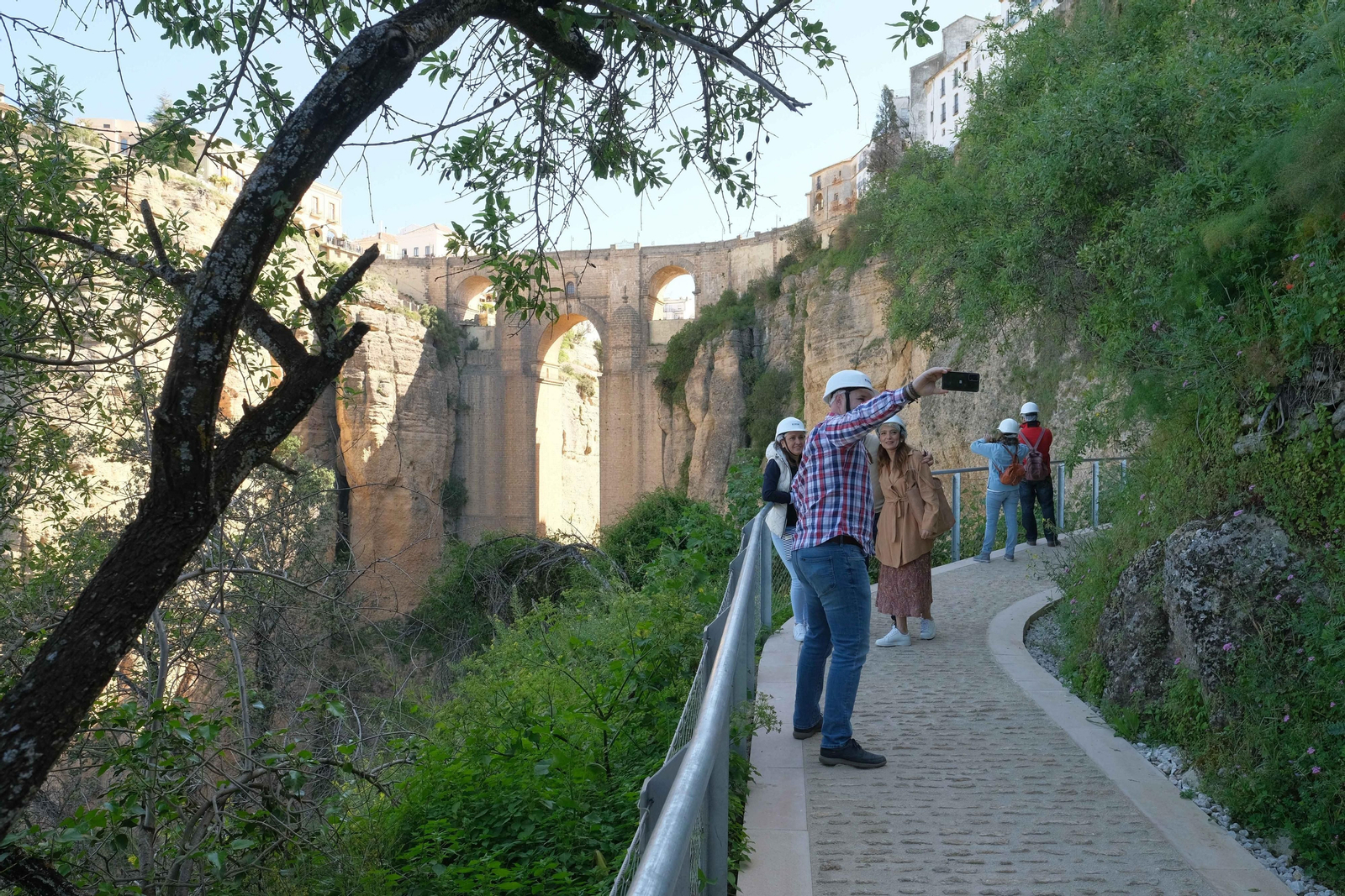 Apertura del Camino del Desfiladero del Tajo, en fotos