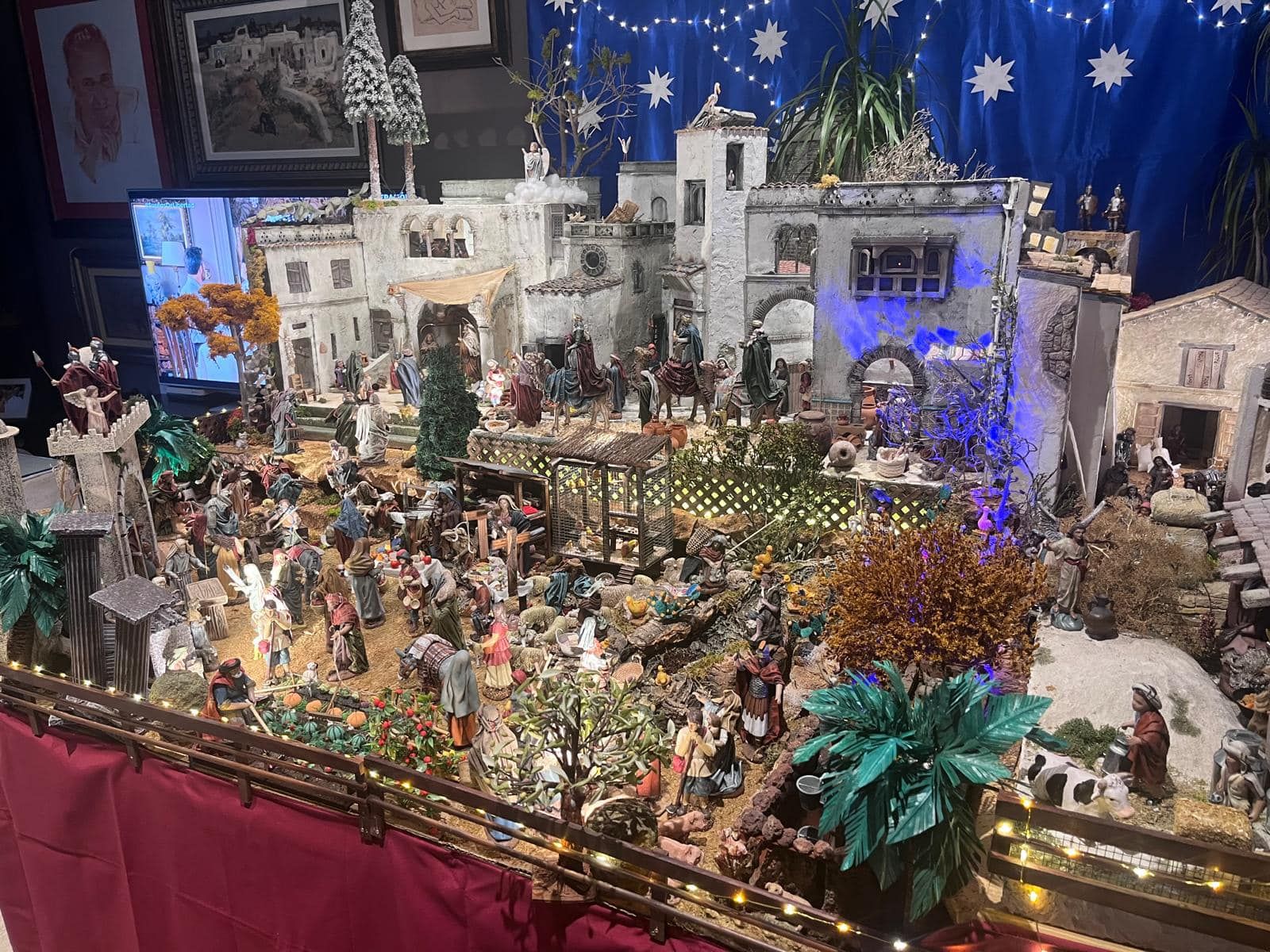 Belén ganador de la categoría de particulares, construido por Juan Miguel Reche