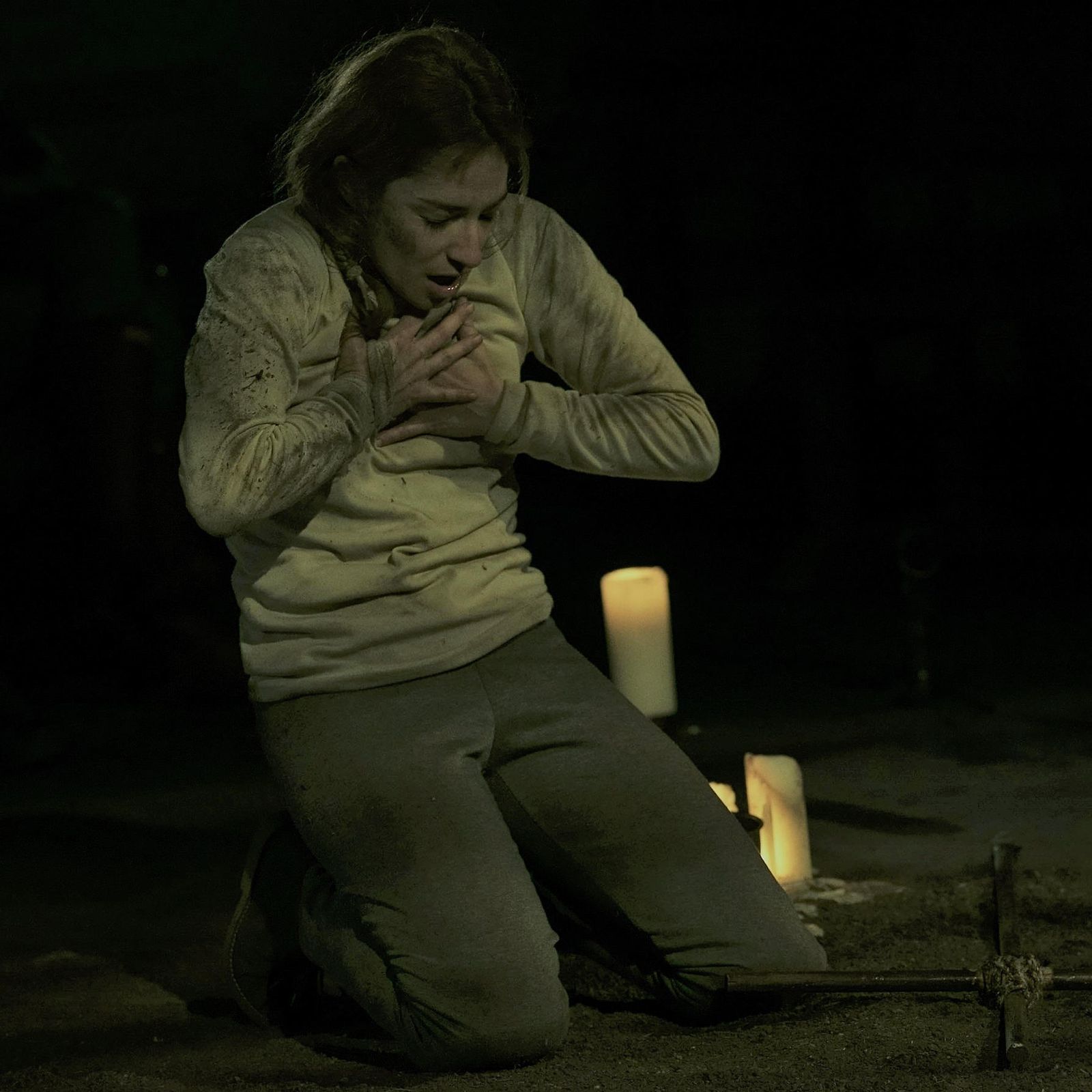 Alicia Moruno se mete en el papel de Juana de Arco.