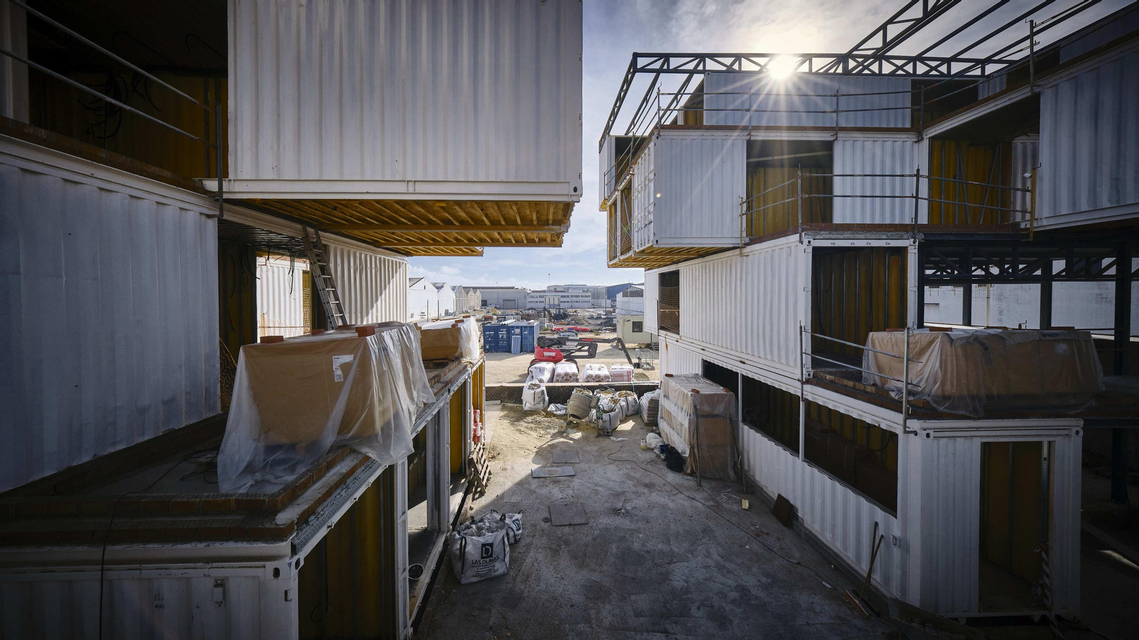 Obras del proyecto Incubazul.