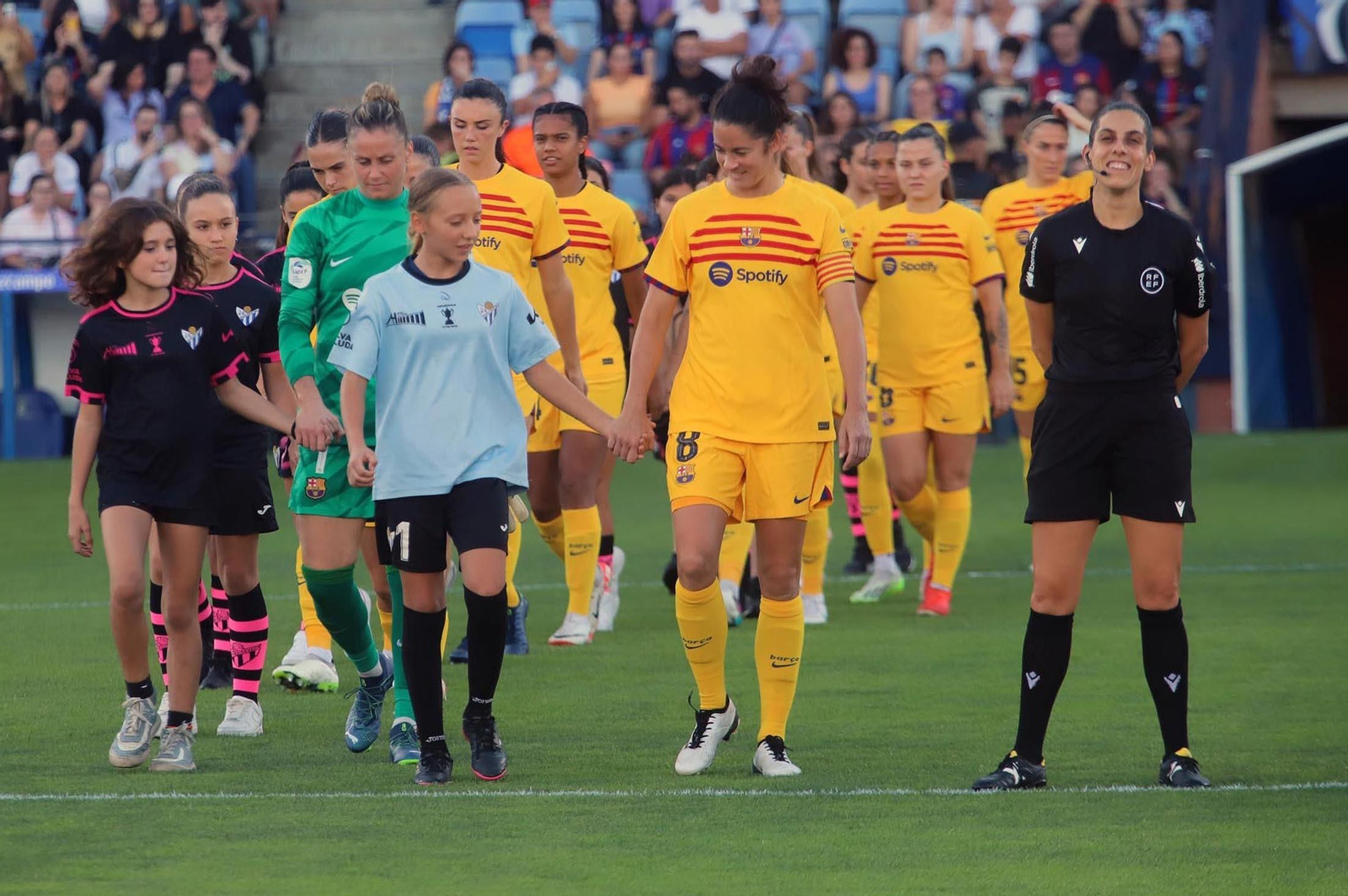 Imágenes del Sporting de Huelva-FC Barcelona