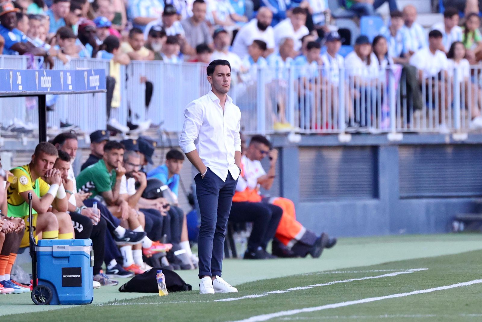 El Málaga CF - Antequera, en fotos