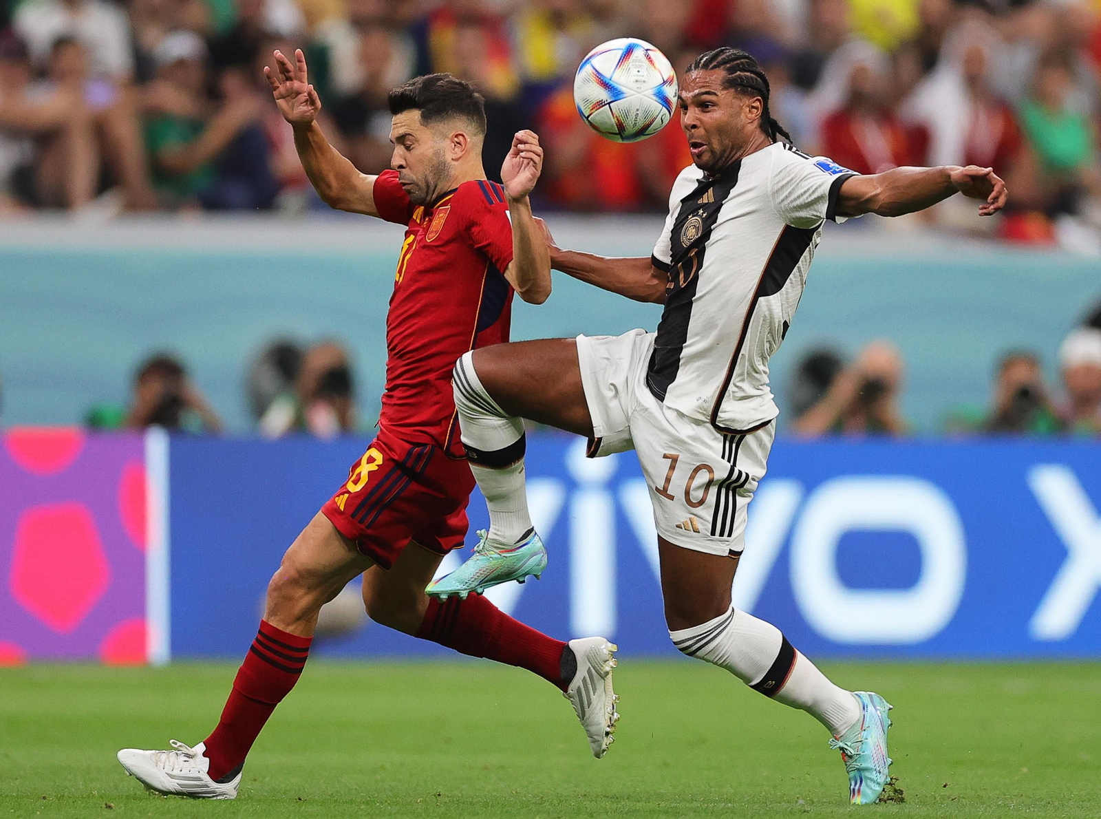 Las fotos del España-Alemania del Mundial de Qatar