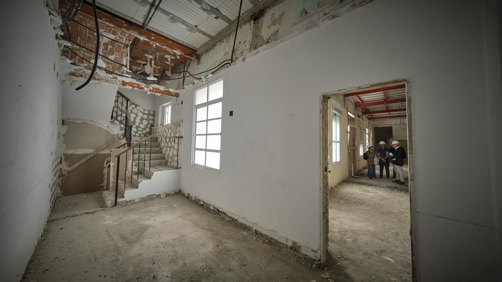 Interior del antiguo 'Instituto del Rosario' en Cádiz