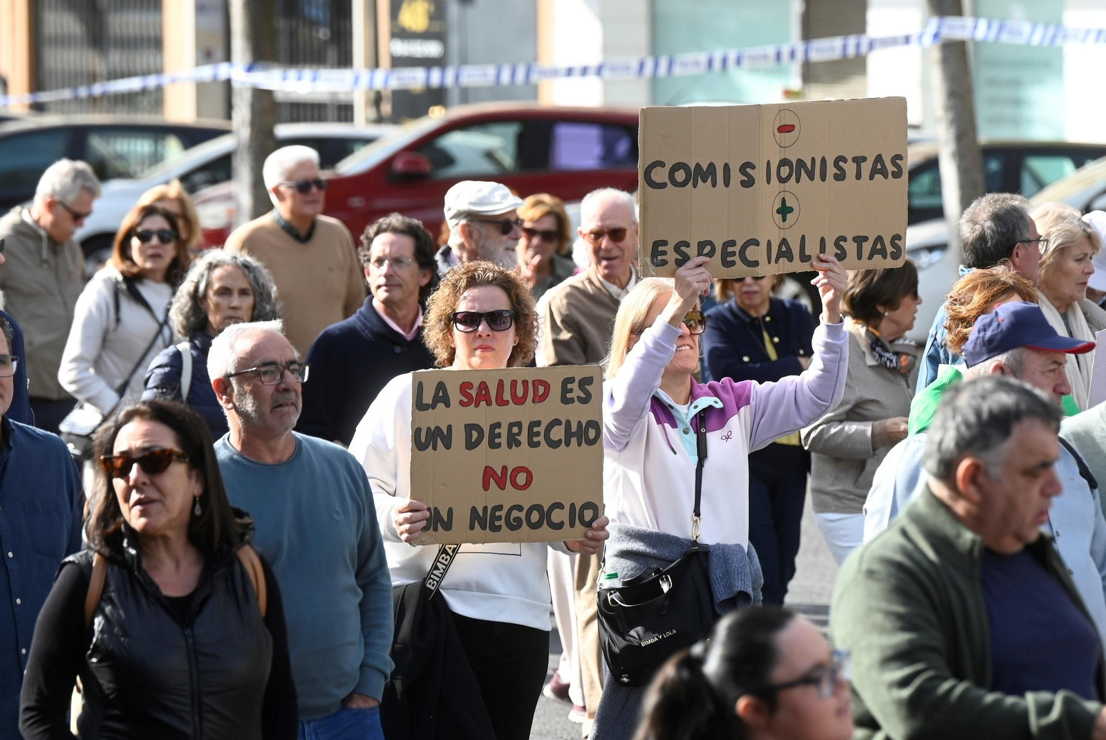 La manifestación en defensa de la sanidad pública en Córdoba