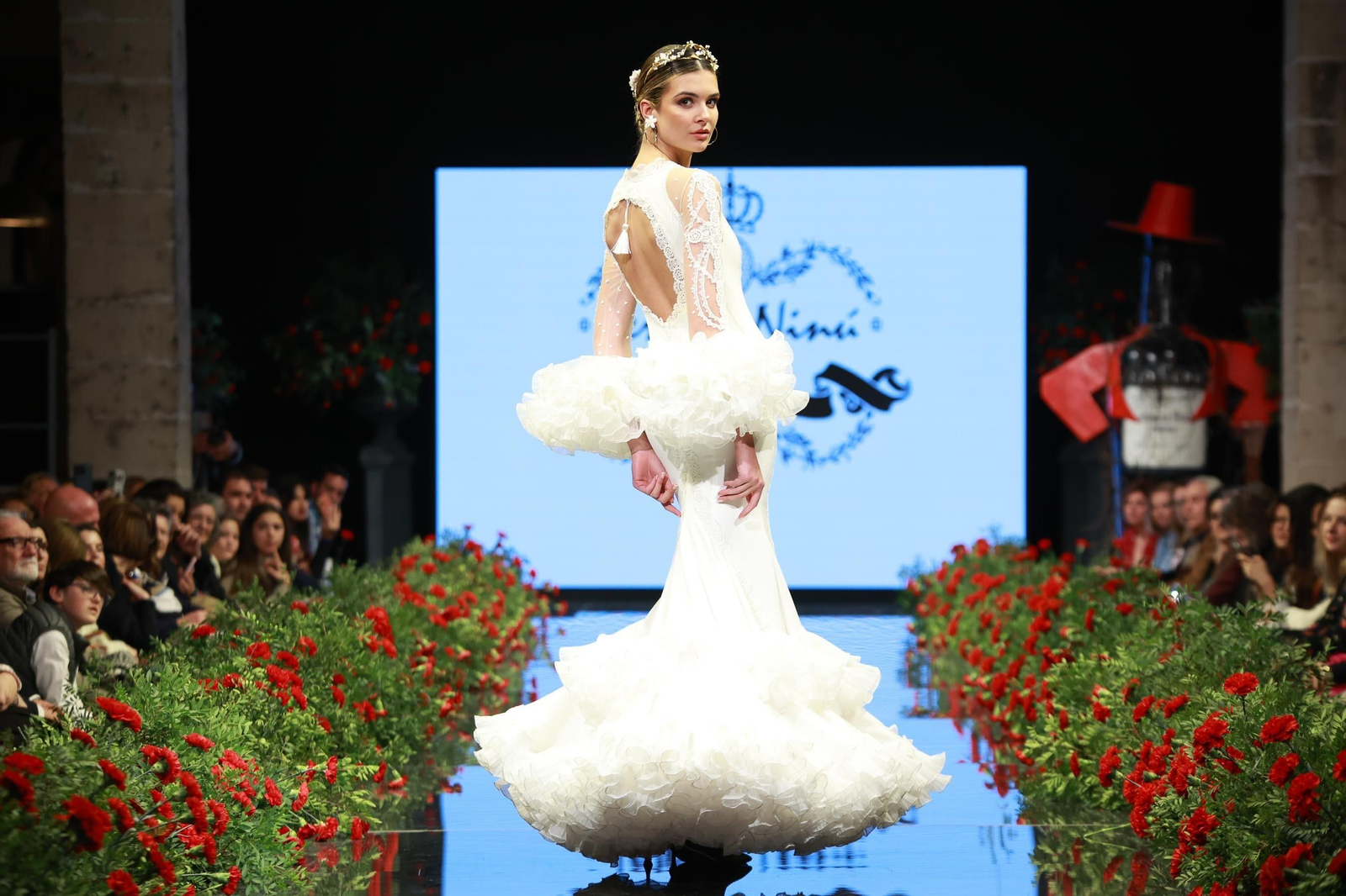 Desfile de Teresa Ninú - Atelier Nuria Chaparro en la Pasarela Flamenca Jerez Tío Pepe 2023