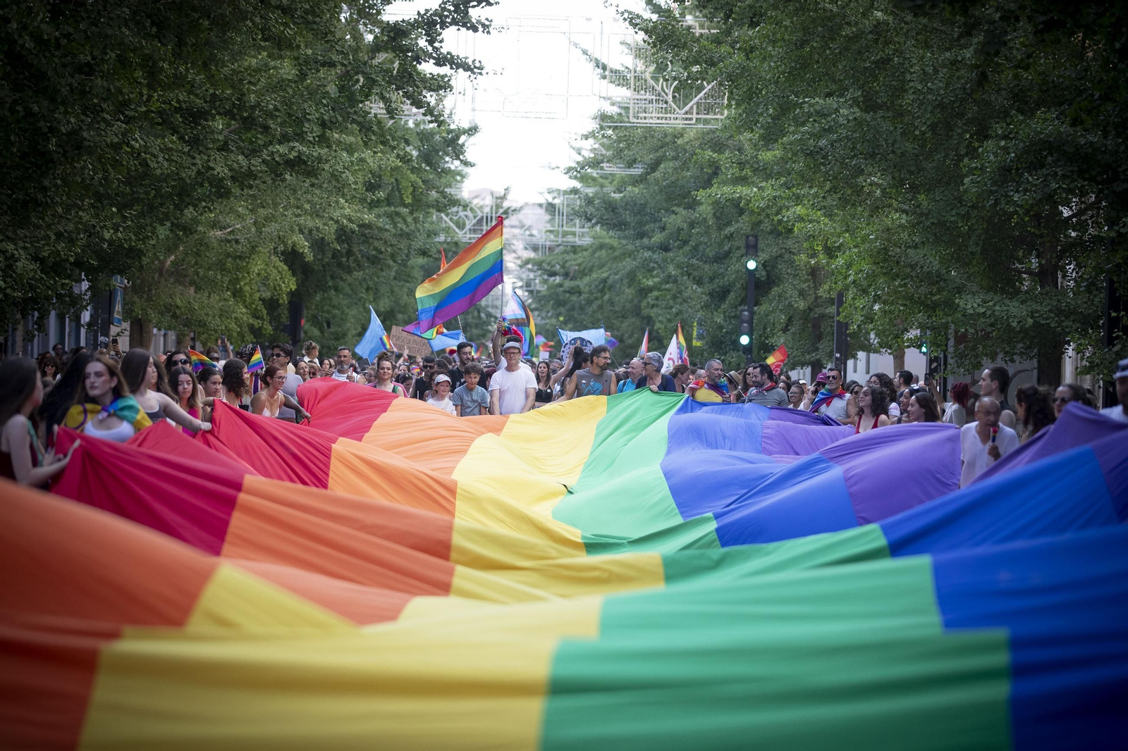 Las mejores imágenes de la manifestación por el Día del Orgullo LGBTIQ+ en Granada