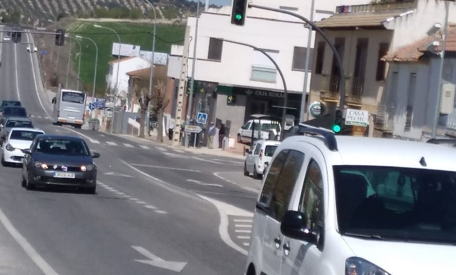 Semáforo en la N-432.