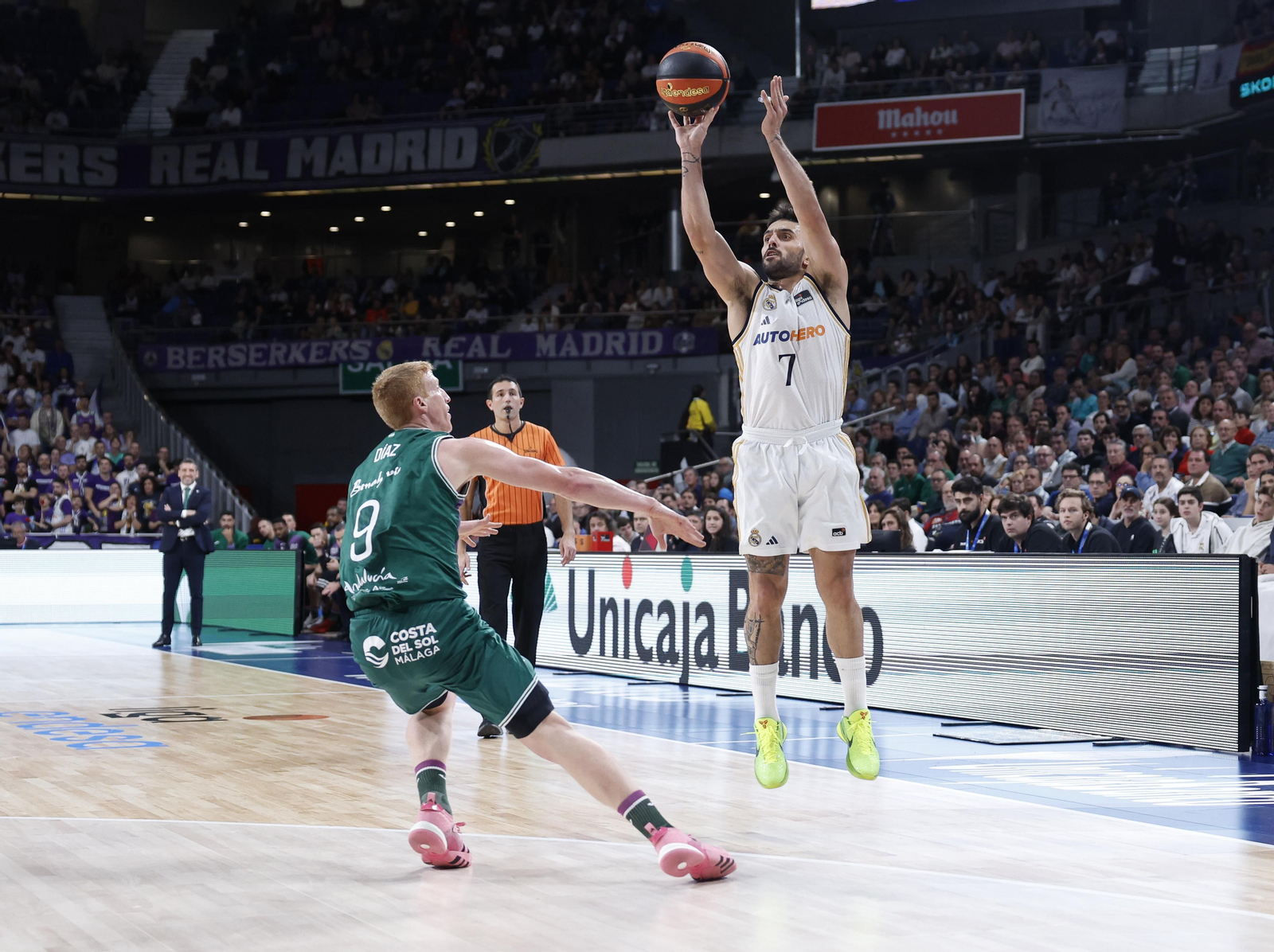 El Real Madrid-Unicaja, en fotos