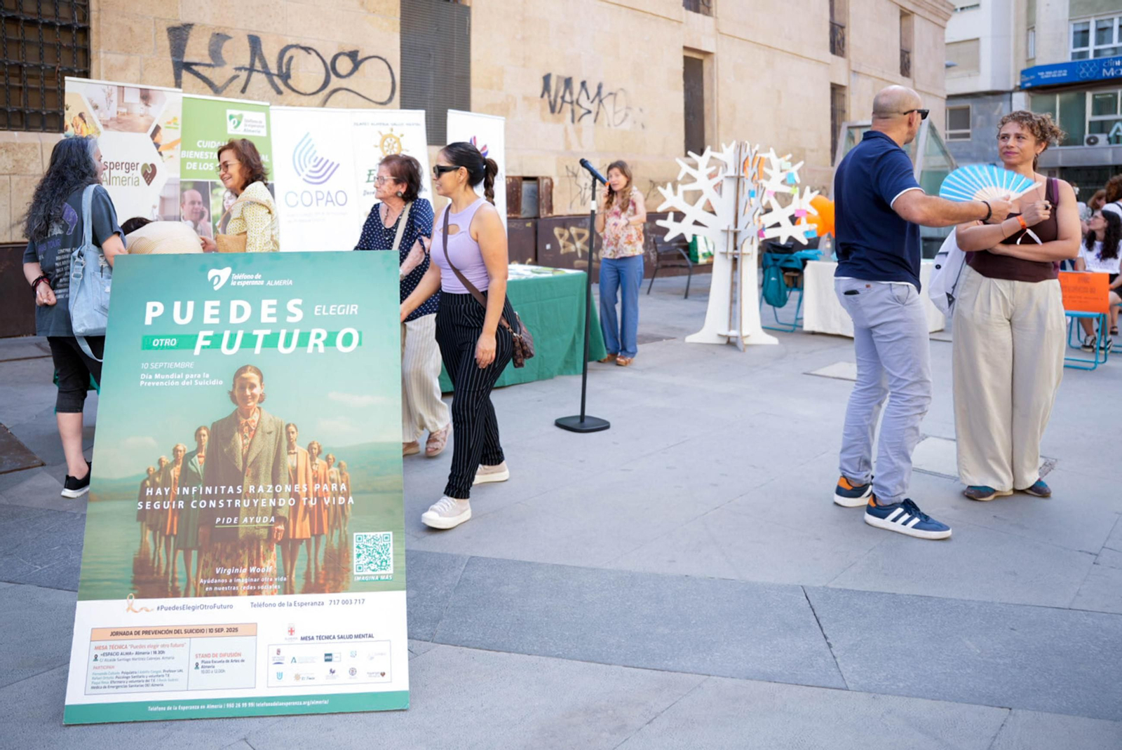 Puedes elegir otro futuro es el lema en Almería para informar contra el suicidio