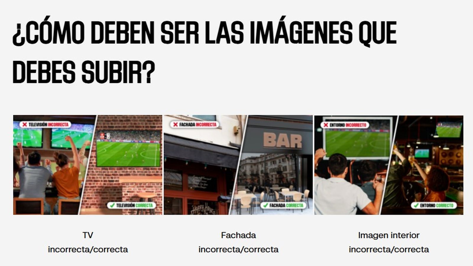 Requisitos que pide LaLiga para denunciar bares que iman fútbol ilegalmente