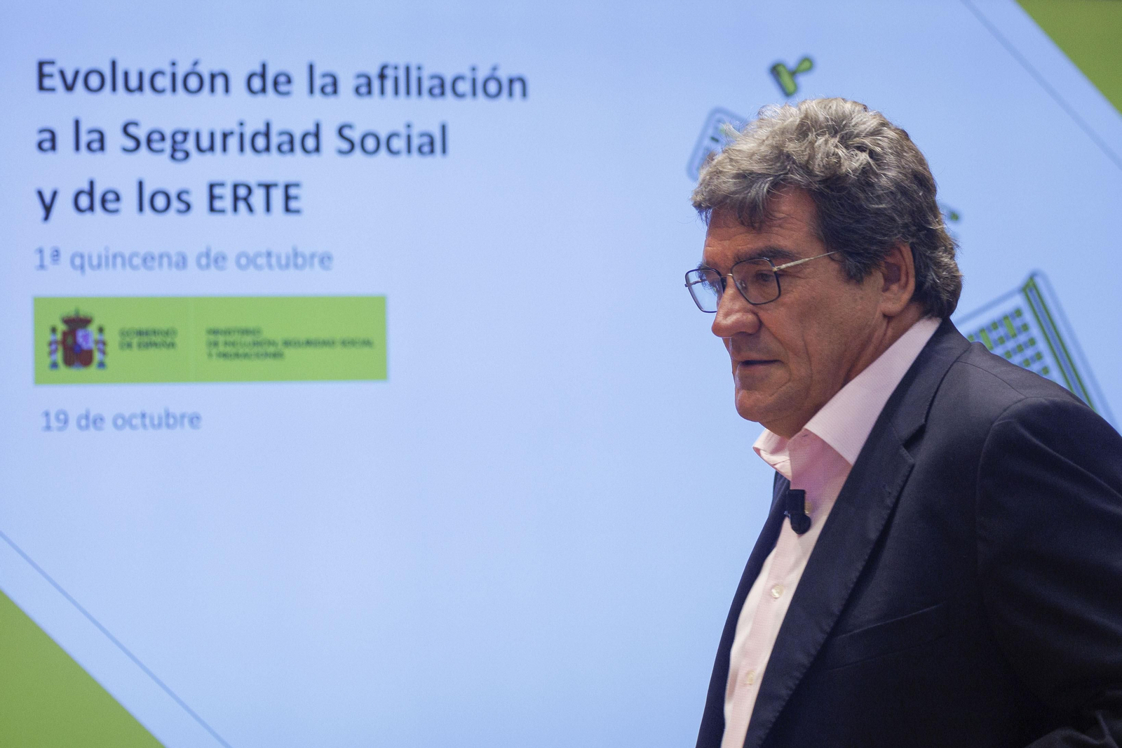 José Luis Escrivá, ministro de Inclusión, este miércoles