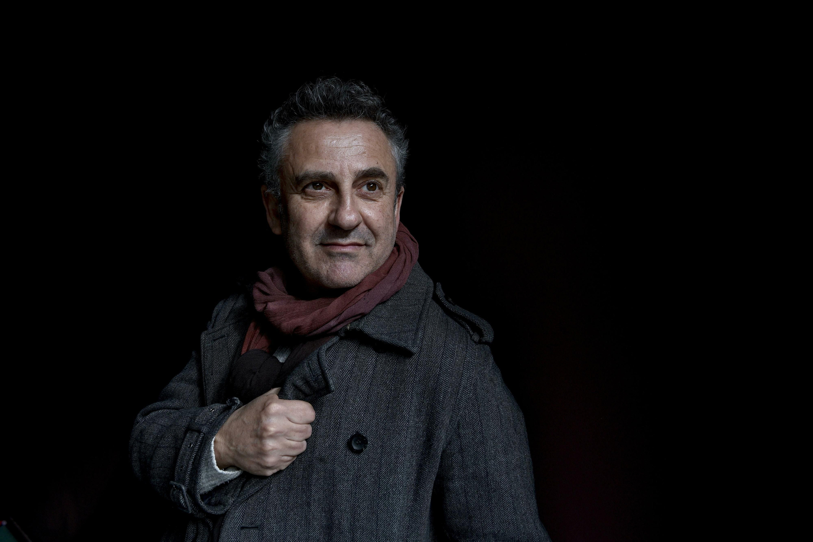 Manuel Monteagudo en un momento de la entrevista.