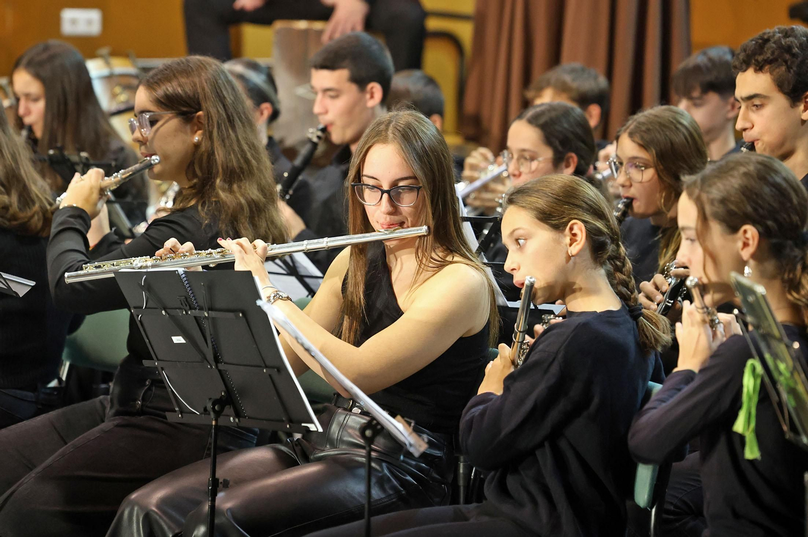 Imágenes del concierto del Conservatorio Profesional de Música 'Javier Perianes' con motivo de la celebración del Día de la Bandera de Andalucía