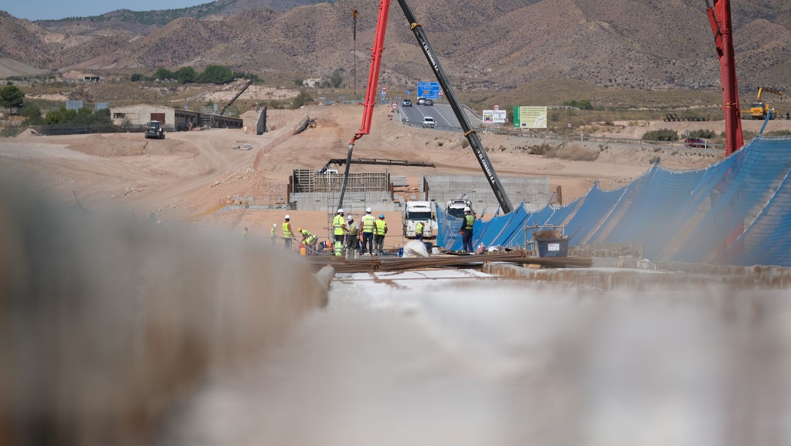 Fotogalería visita Consejera de Fomento a las obras de la Autovía del Almanzora