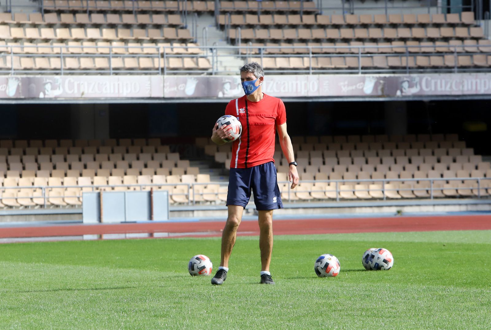 Entrenamiento del Xerez DFC en Chapín.