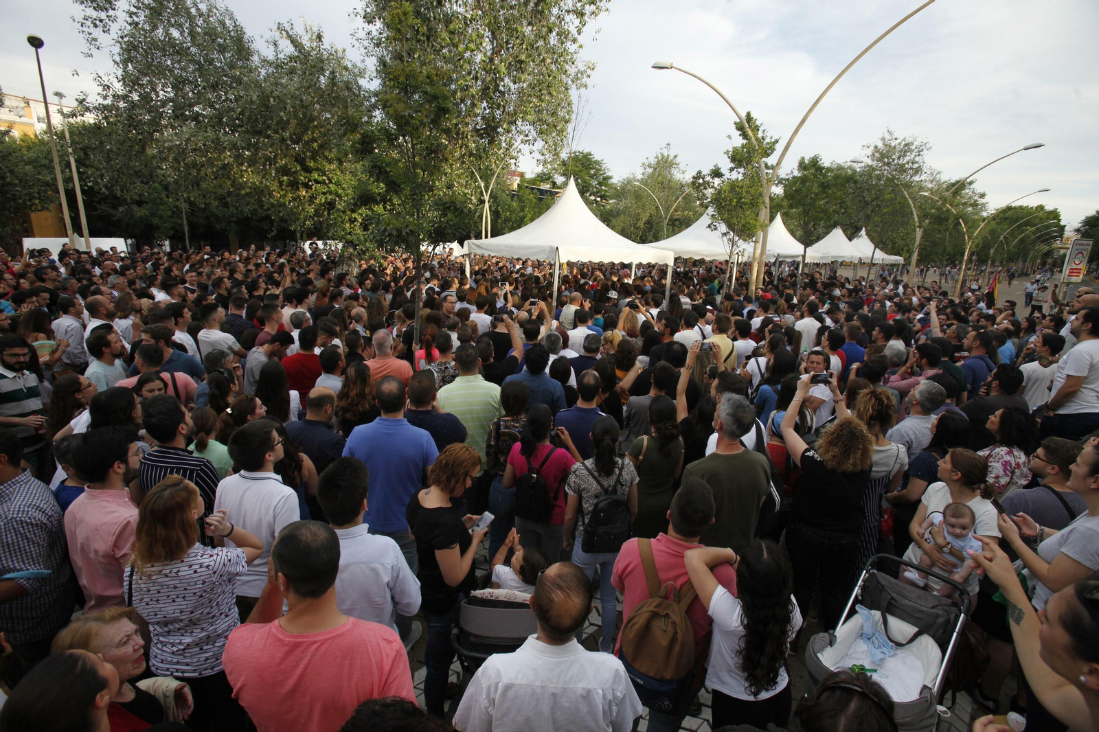 Fotos del homenaje a Juan Carlos Aragón en la Alameda