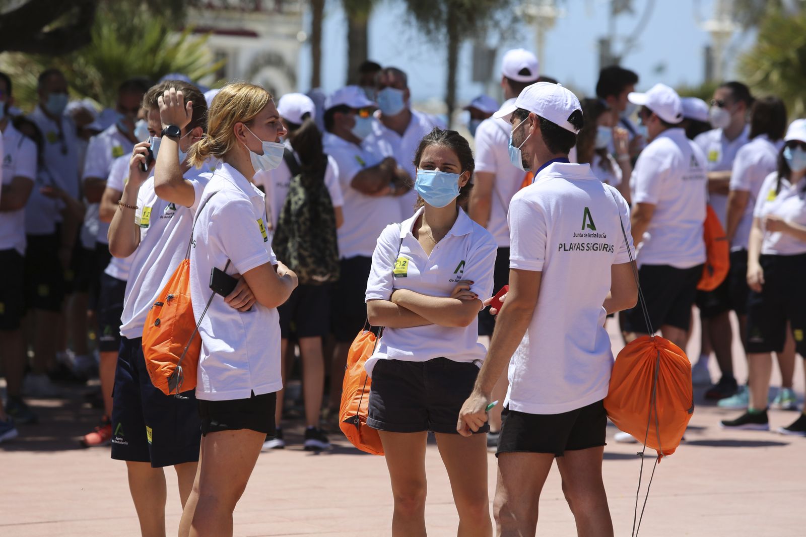 Fotos de los 90 vigilantes de la playa en Málaga capital