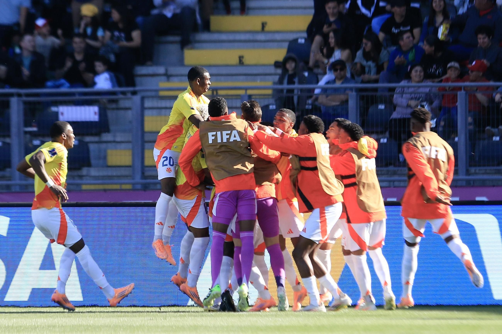Las fotos del España-Colombia sub 20