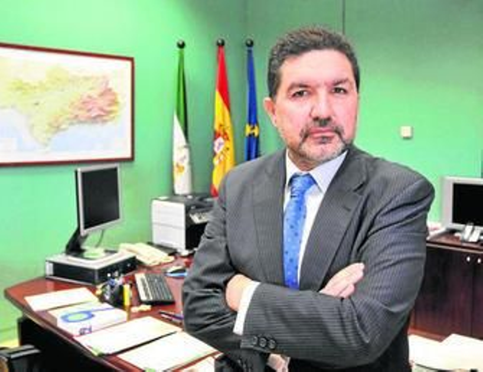 El secretario general de Economía, Gaspar Llanes, en su despacho de Torretriana.