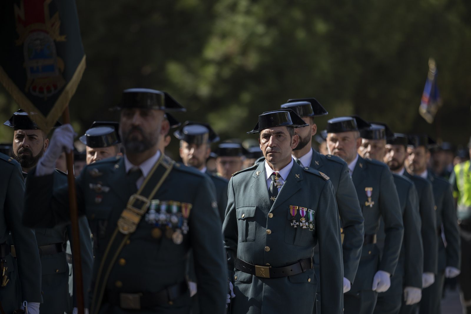 Imágenes de los actos de celebración de la festividad de la patrona de la Guardia Civil, la Virgen del Pilar.