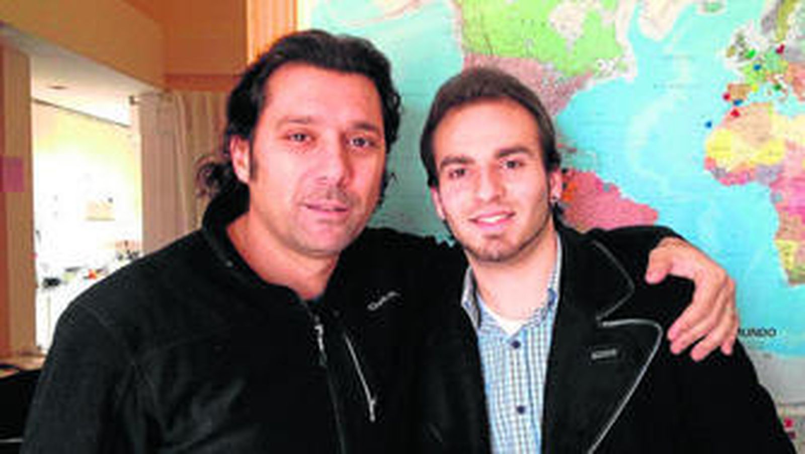 Imagen de Josemi Carmona y Rafael Fernández 'Vivillo', en Madrid.