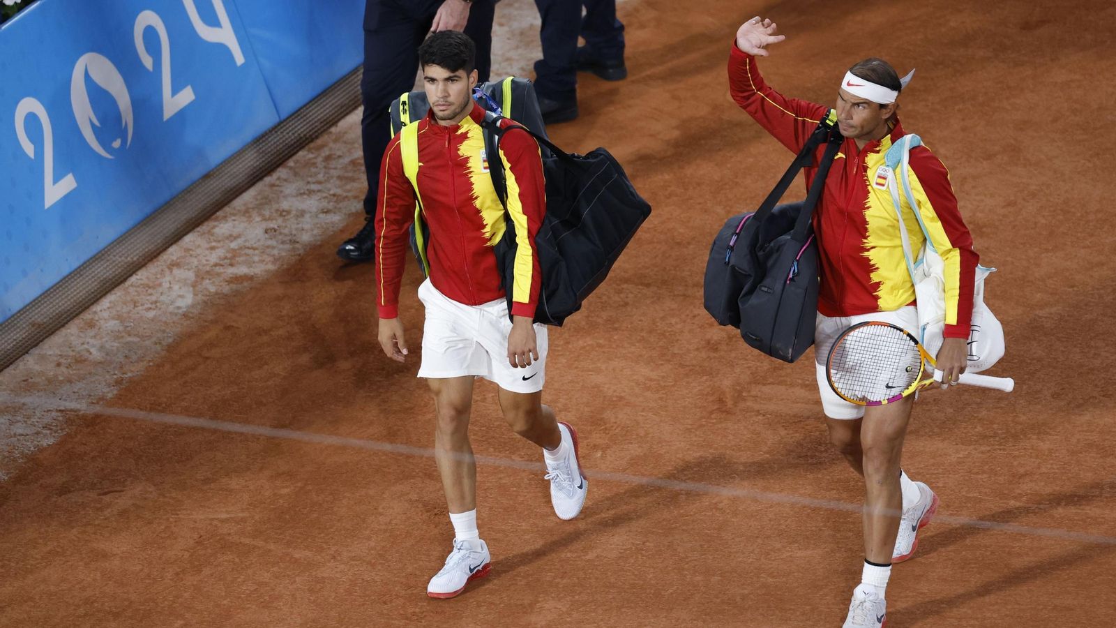 Rafael Nadal y Carlos Alcaraz vs González y Molteni