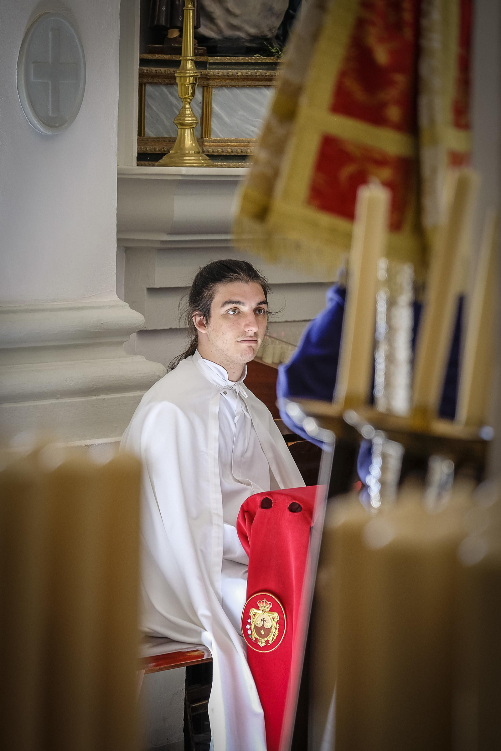 Salida de la hermandad de La Borriquita.