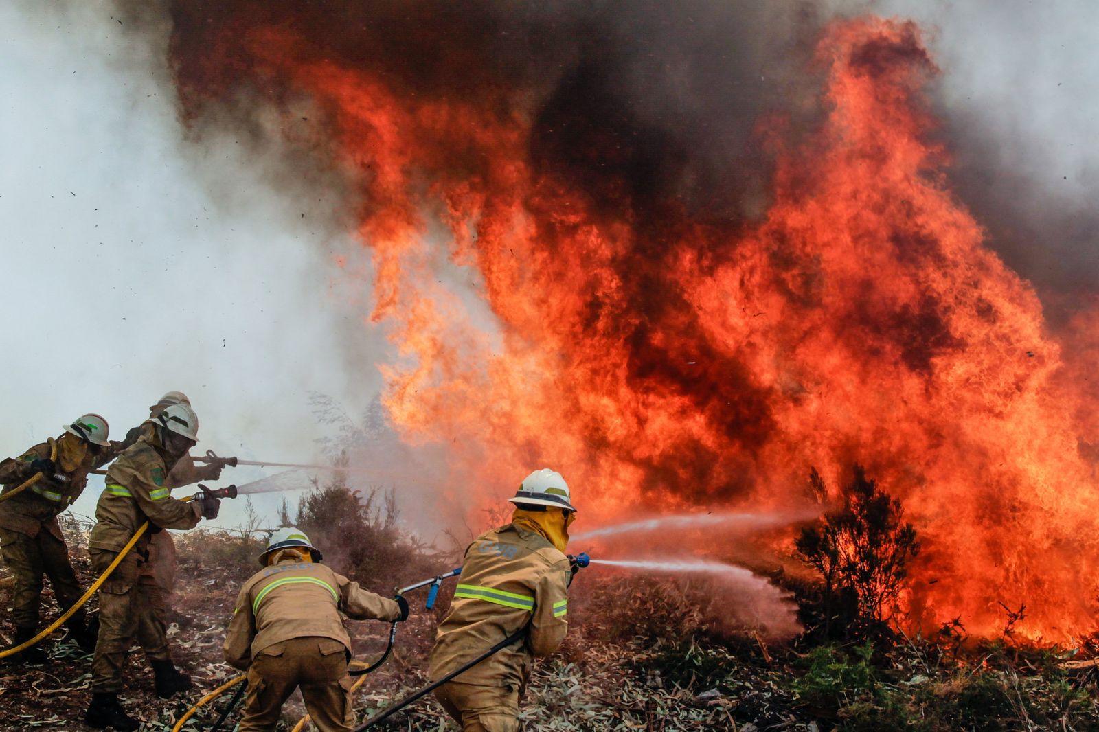 Las imágenes del grave incendio en Portugal