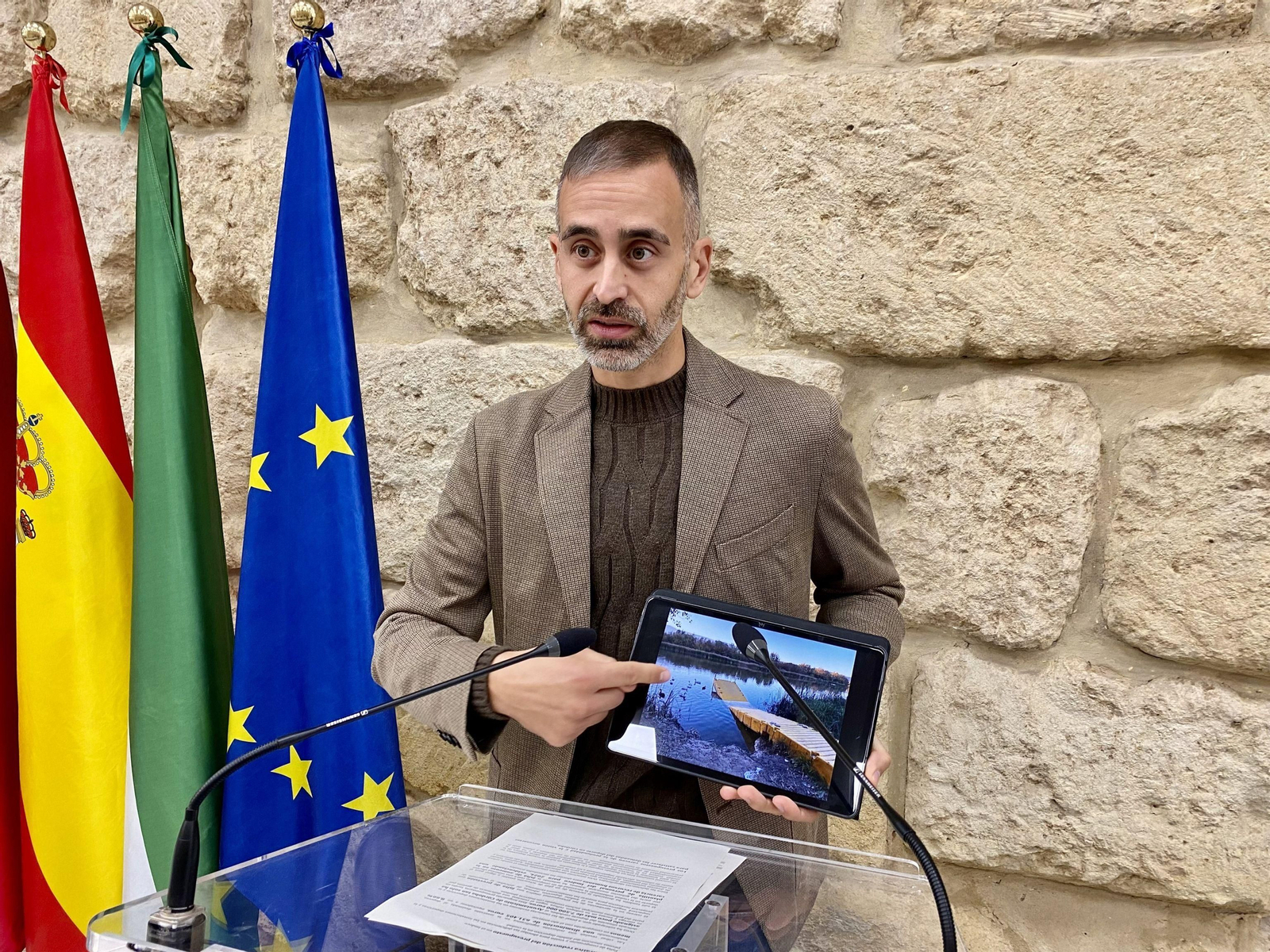 El concejal socialista Ángel Ortiz.