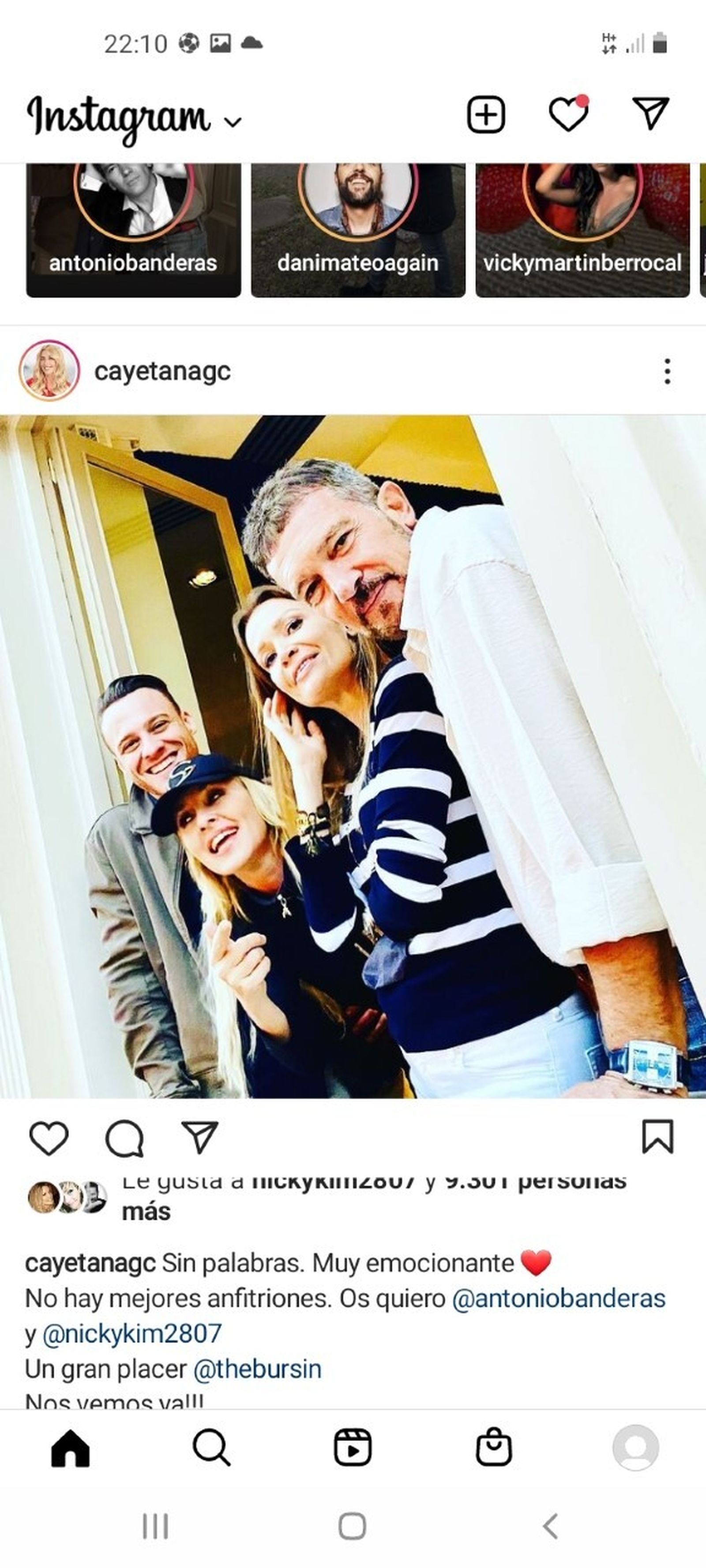 La foto compartida por Cayetana Guillén Cuervo en la Semana Santa de Málaga