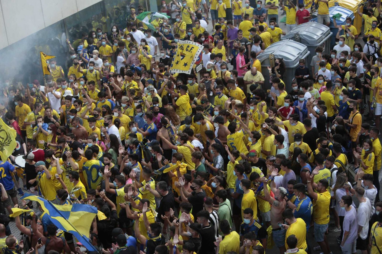 Las imágenes de la previa en los alrededores de Carranza