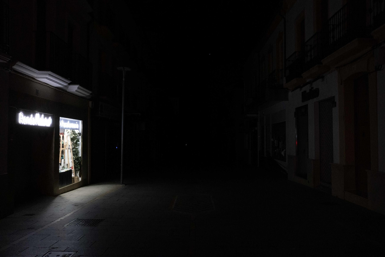Apagón en Ronda, en imágenes